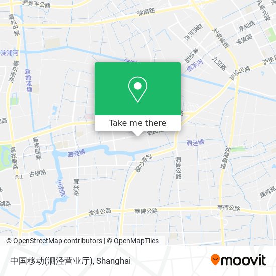 中国移动(泗泾营业厅) map