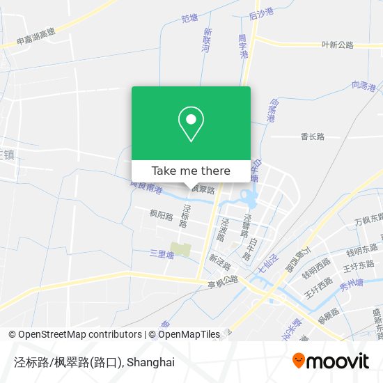 泾标路/枫翠路(路口) map