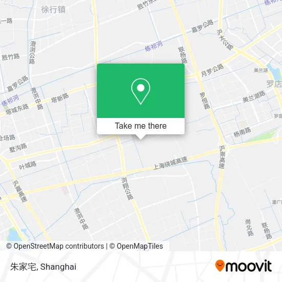 朱家宅 map
