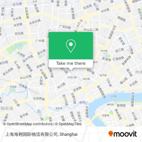 上海海翱国际物流有限公司 map