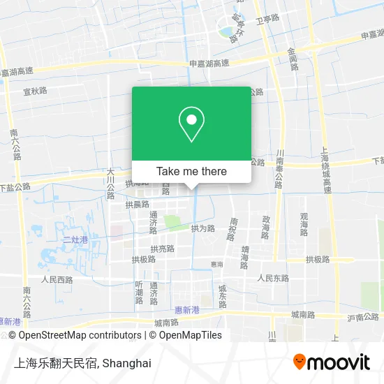 上海乐翻天民宿 map