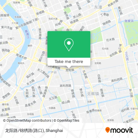 龙阳路/锦绣路(路口) map