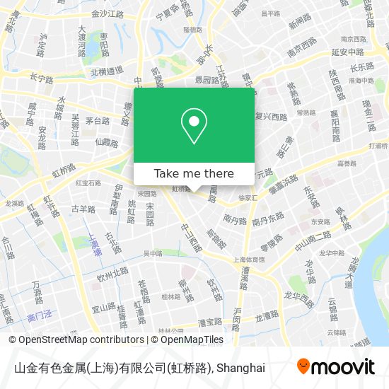 山金有色金属(上海)有限公司(虹桥路) map