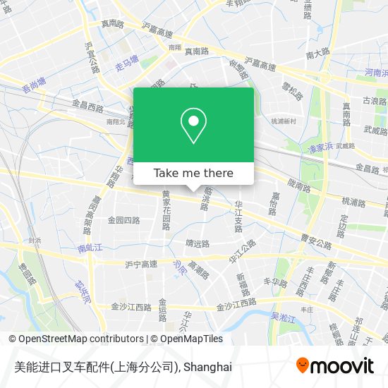 美能进口叉车配件(上海分公司) map