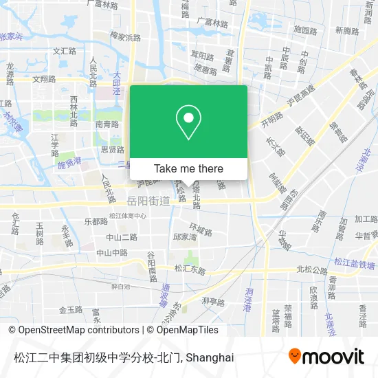 松江二中集团初级中学分校-北门 map