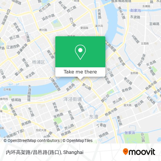 内环高架路/昌邑路(路口) map