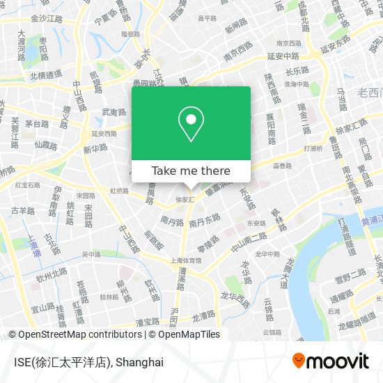 ISE(徐汇太平洋店) map