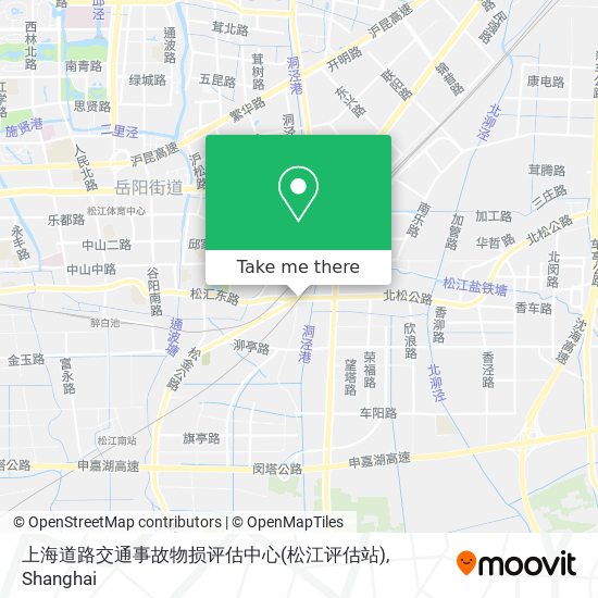 上海道路交通事故物损评估中心(松江评估站) map