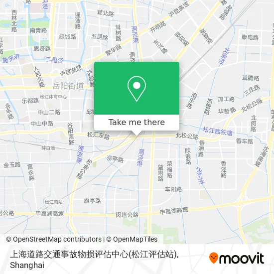 上海道路交通事故物损评估中心(松江评估站) map