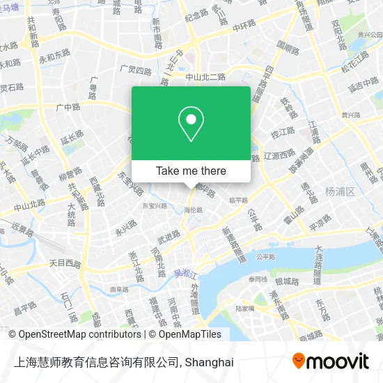 上海慧师教育信息咨询有限公司 map