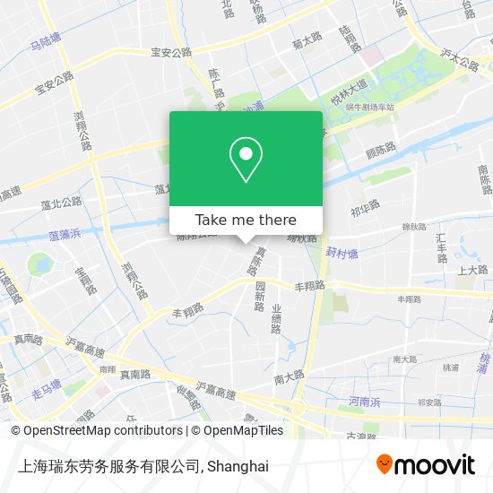 上海瑞东劳务服务有限公司 map