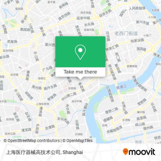 上海医疗器械高技术公司 map