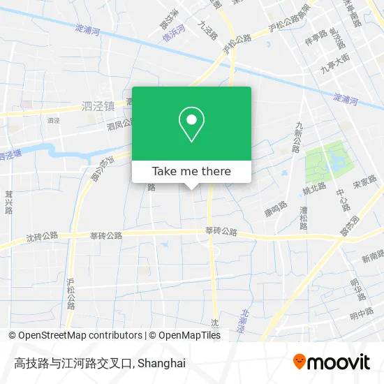 高技路与江河路交叉口 map