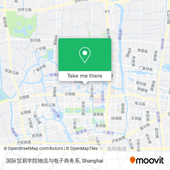 国际贸易学院物流与电子商务系 map