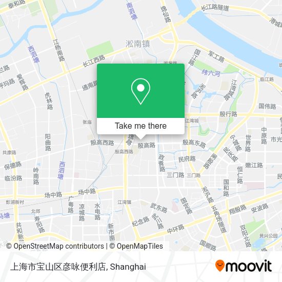 上海市宝山区彦咏便利店 map