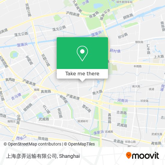 上海彦弄运输有限公司 map