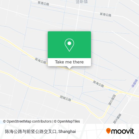 陈海公路与前竖公路交叉口 map