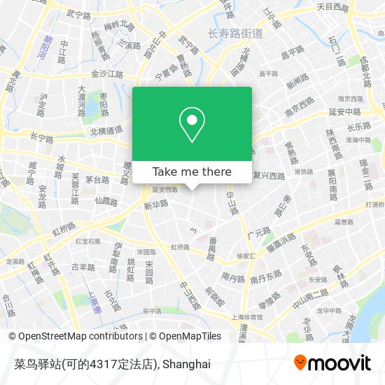 菜鸟驿站(可的4317定法店) map
