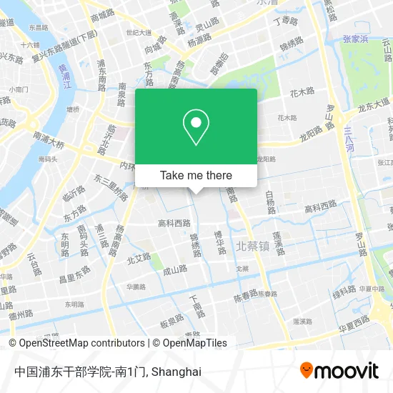 中国浦东干部学院-南1门 map