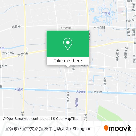 宣镇东路宣中支路(宣桥中心幼儿园) map