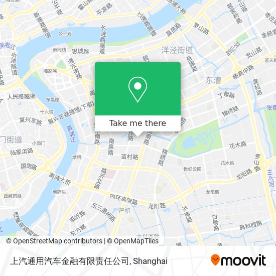 上汽通用汽车金融有限责任公司 map