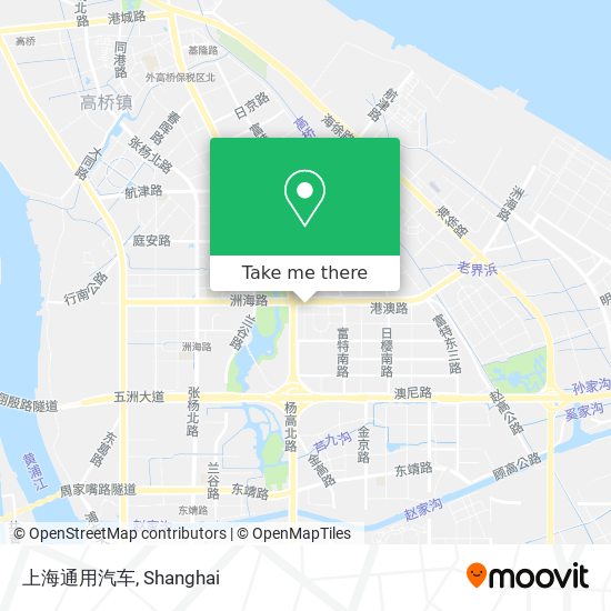 上海通用汽车 map