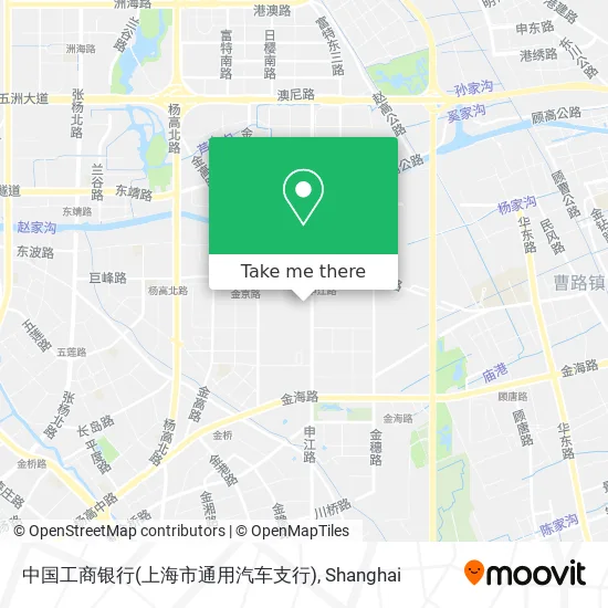 中国工商银行(上海市通用汽车支行) map