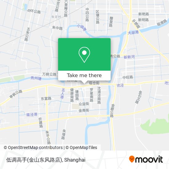 低调高手(金山东风路店) map