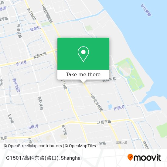 G1501/高科东路(路口) map