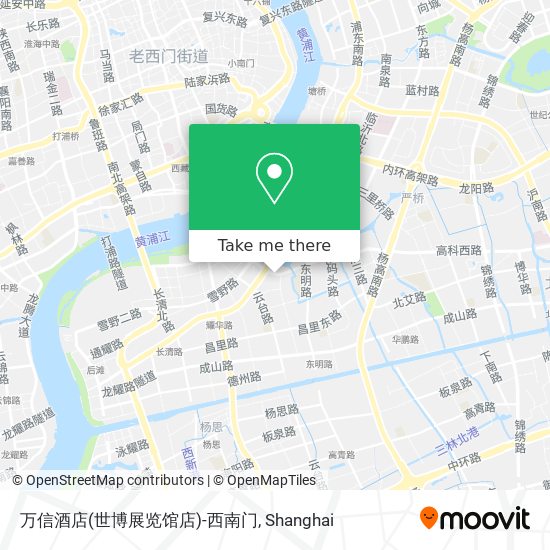 万信酒店(世博展览馆店)-西南门 map