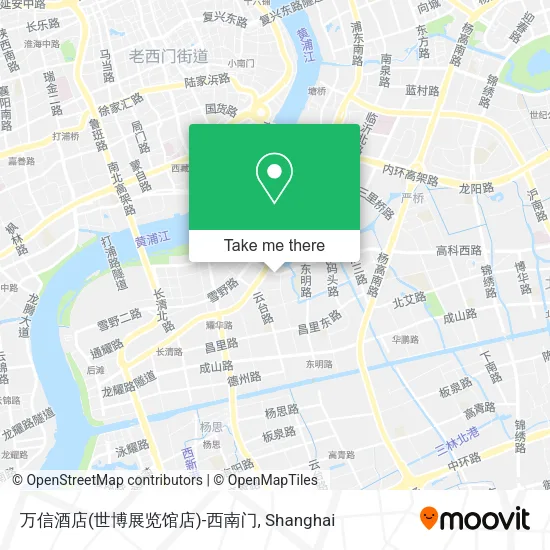 万信酒店(世博展览馆店)-西南门 map