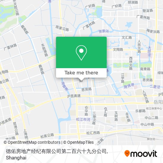 德佑房地产经纪有限公司第二百六十九分公司 map