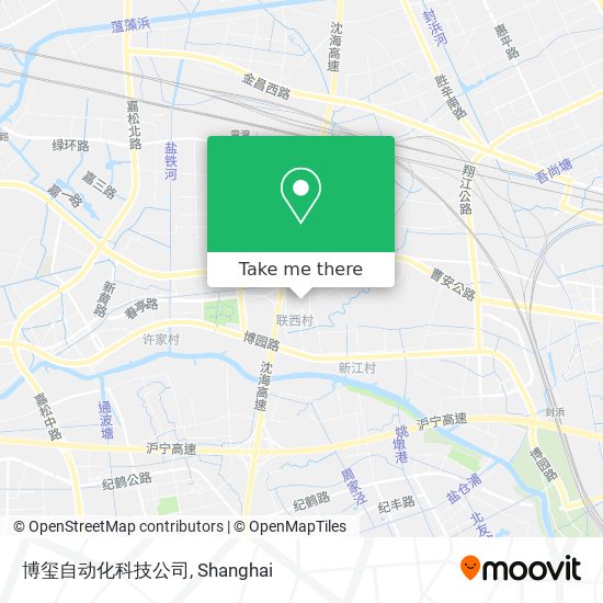 博玺自动化科技公司 map