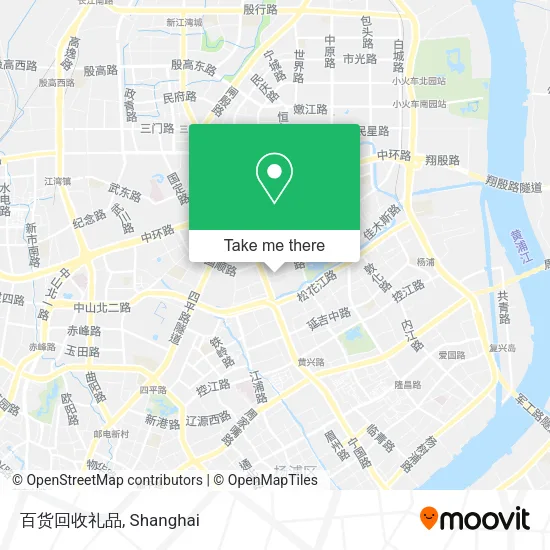 百货回收礼品 map