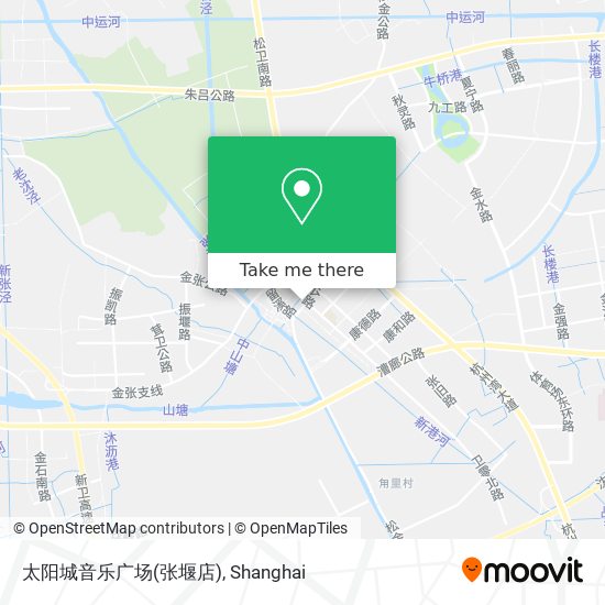 太阳城音乐广场(张堰店) map