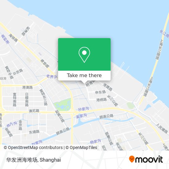 华发洲海堆场 map