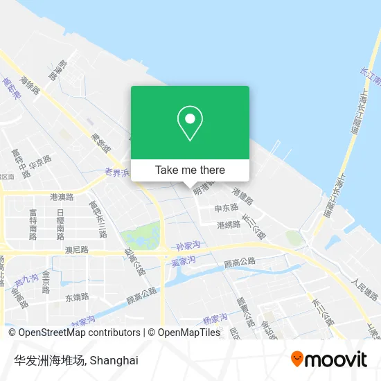 华发洲海堆场 map