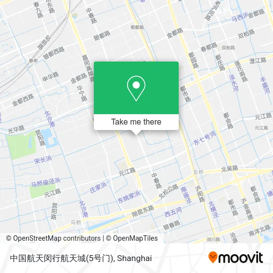 中国航天闵行航天城(5号门) map