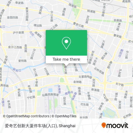 爱奇艺创新大厦停车场(入口) map
