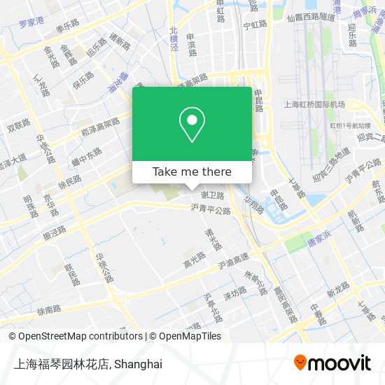 上海福琴园林花店 map