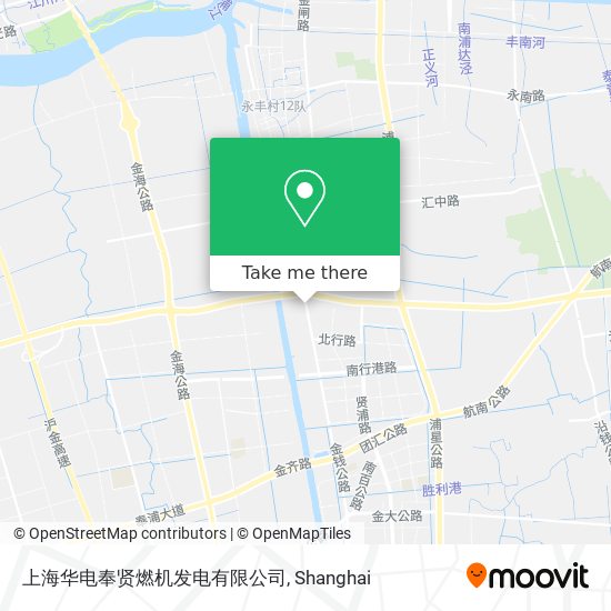 上海华电奉贤燃机发电有限公司 map
