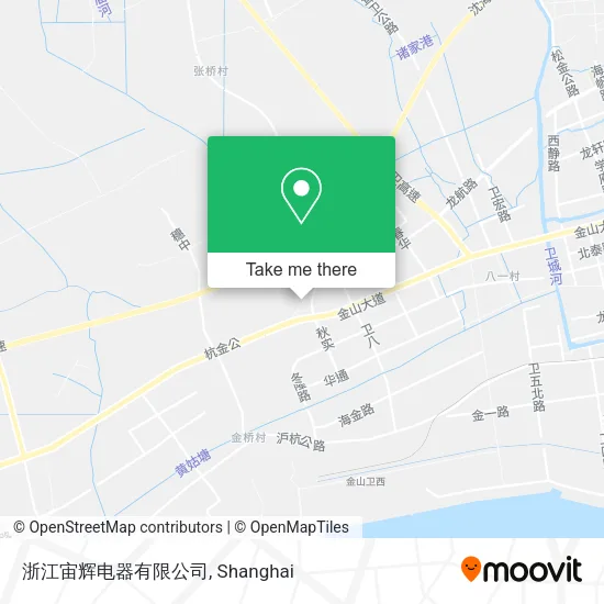 浙江宙辉电器有限公司 map