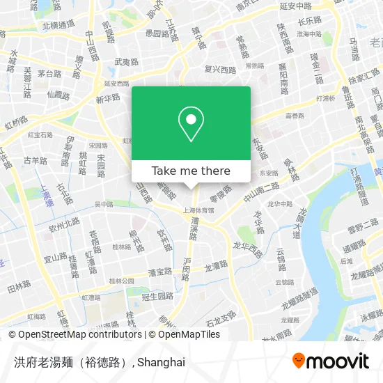 洪府老湯麺（裕德路） map