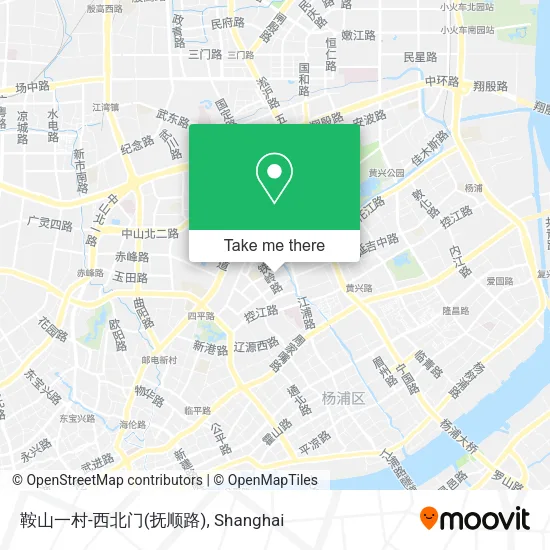 鞍山一村-西北门(抚顺路) map