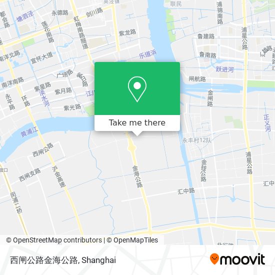 西闸公路金海公路 map