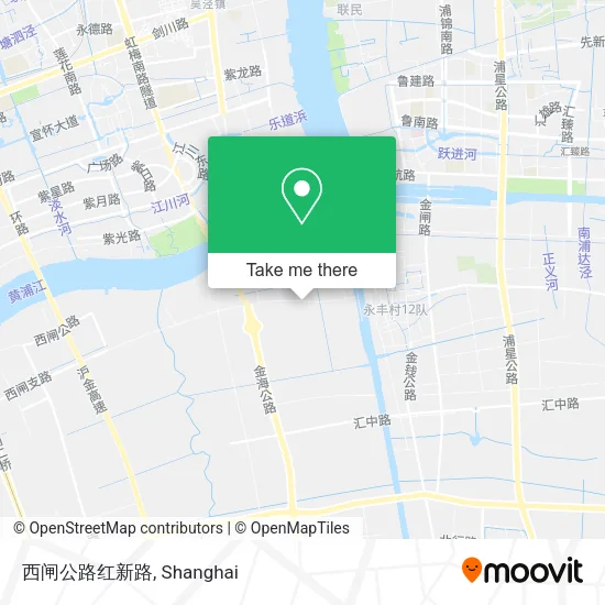 西闸公路红新路 map