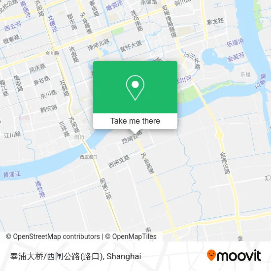 奉浦大桥/西闸公路(路口) map