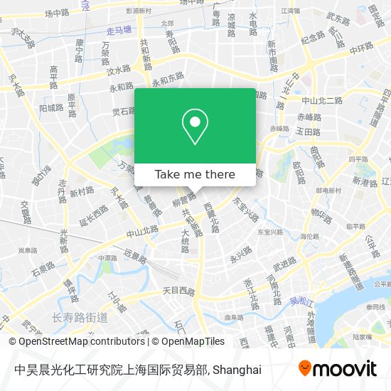中昊晨光化工研究院上海国际贸易部 map