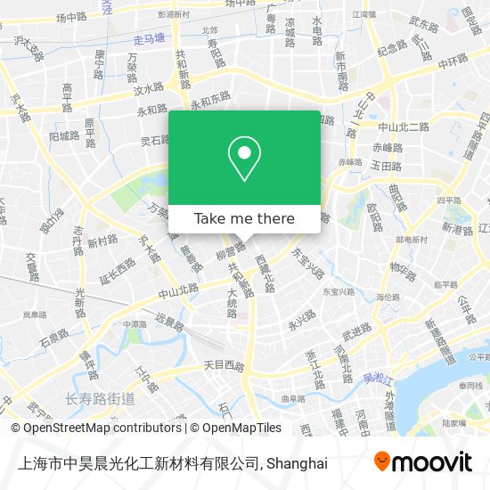 上海市中昊晨光化工新材料有限公司 map