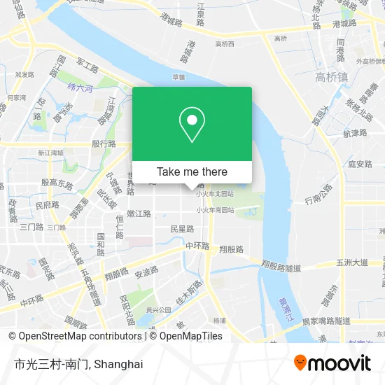 市光三村-南门 map